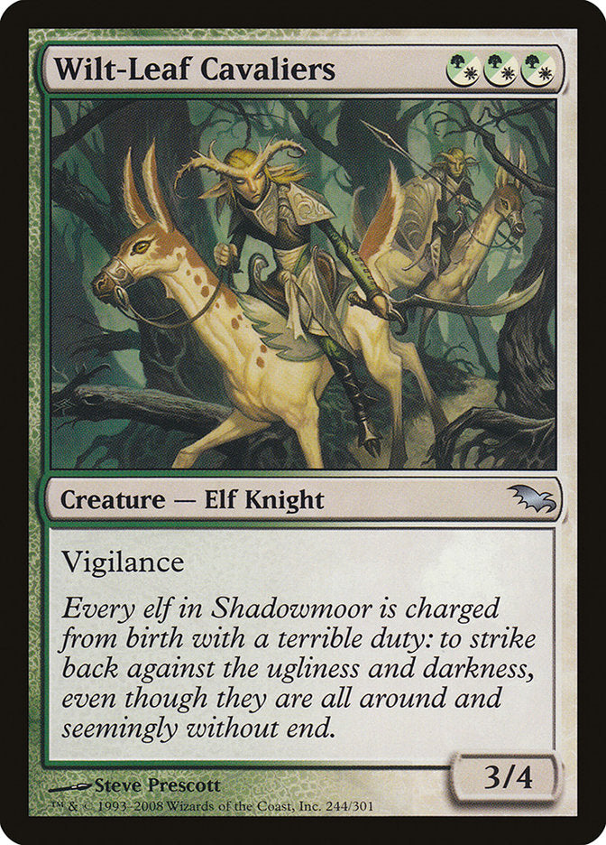 Wilt-Leaf Cavaliers [Shadowmoor] - Magic: The Gathering - Card Brawlers | Quebec | Canada |