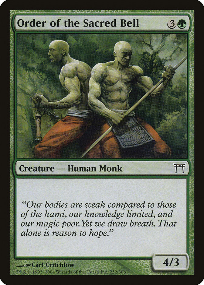 Order of the Sacred Bell [Champions of Kamigawa] - Magic: The Gathering - Card Brawlers | Quebec | Canada |