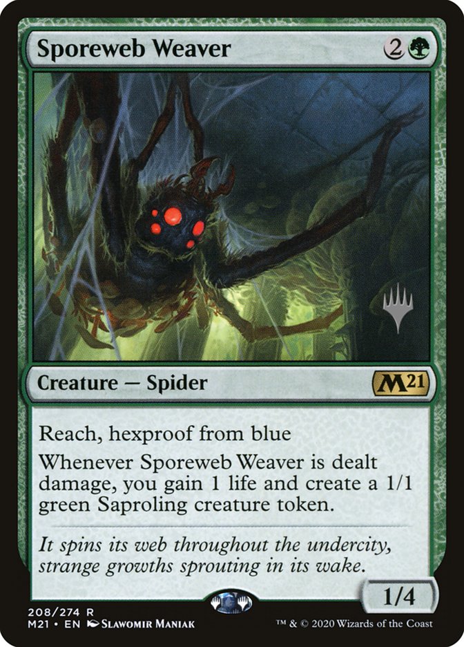 Sporeweb Weaver (Promo Pack) [Core Set 2021 Promos] - Magic: The Gathering - Card Brawlers | Quebec | Canada |