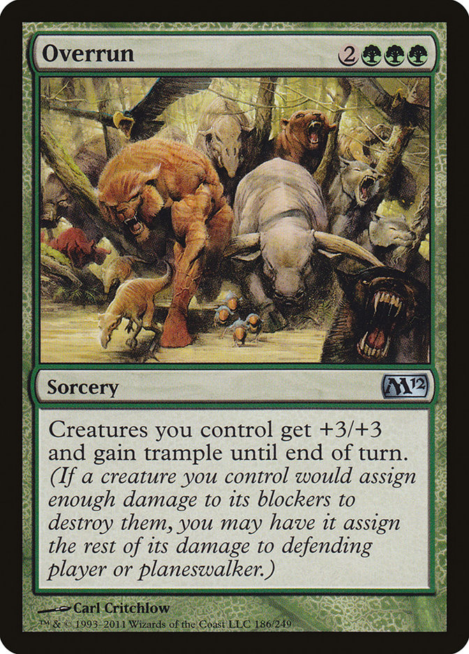 Overrun [Magic 2012] - Magic: The Gathering - Card Brawlers | Quebec | Canada |