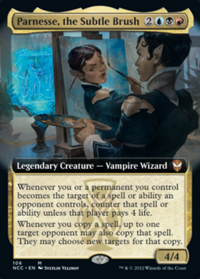 Parnesse, the Subtle Brush (Extended Art) [Streets of New Capenna Commander] - Magic: The Gathering - Card Brawlers | Quebec | Canada |