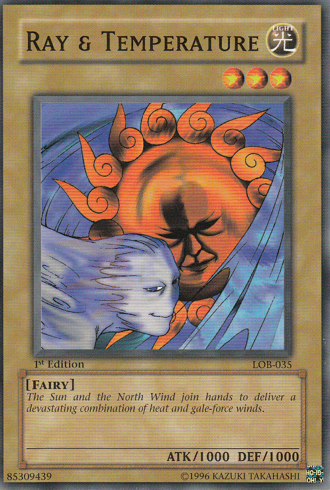 Ray & Temperature [LOB-035] Common - Yu-Gi-Oh! - Card Brawlers | Quebec | Canada |