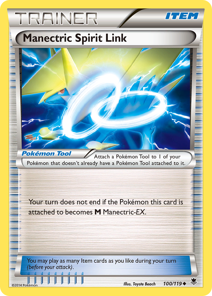 Manectric Spirit Link (100/119) [XY: Phantom Forces] - Pokémon - Card Brawlers | Quebec | Canada |
