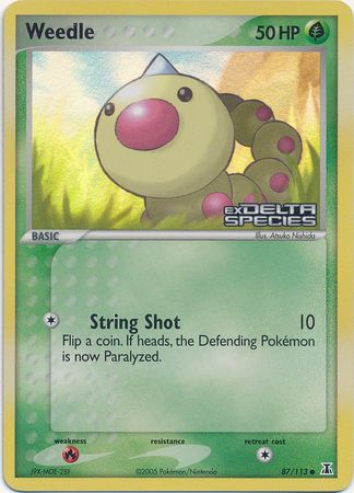 Weedle (87/113) (Stamped) [EX: Delta Species] - Pokémon - Card Brawlers | Quebec | Canada |