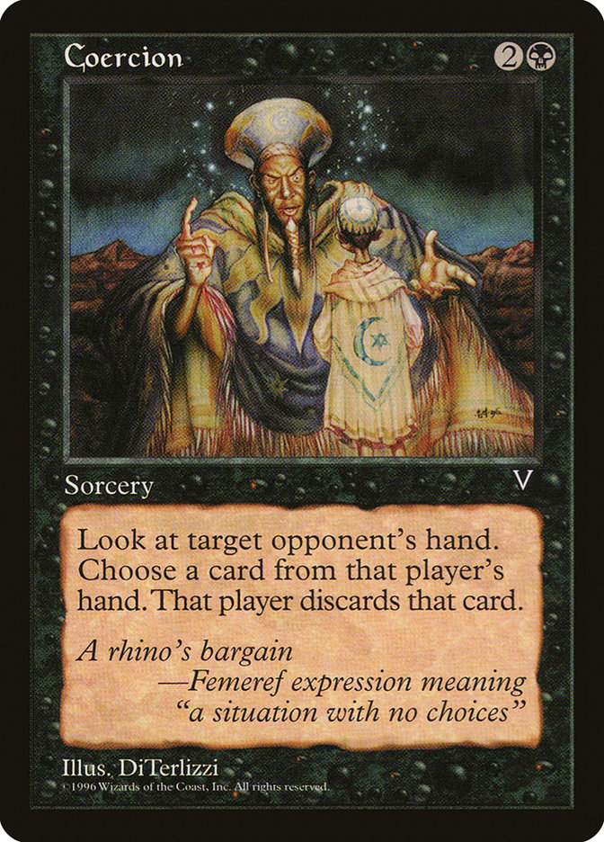 Coercion [Visions] - Magic: The Gathering - Card Brawlers | Quebec | Canada |
