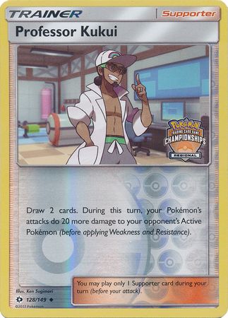 Professor Kukui (128/149) (Regional Championship Promo) [Sun & Moon: Base Set] - Pokémon - Card Brawlers | Quebec | Canada |