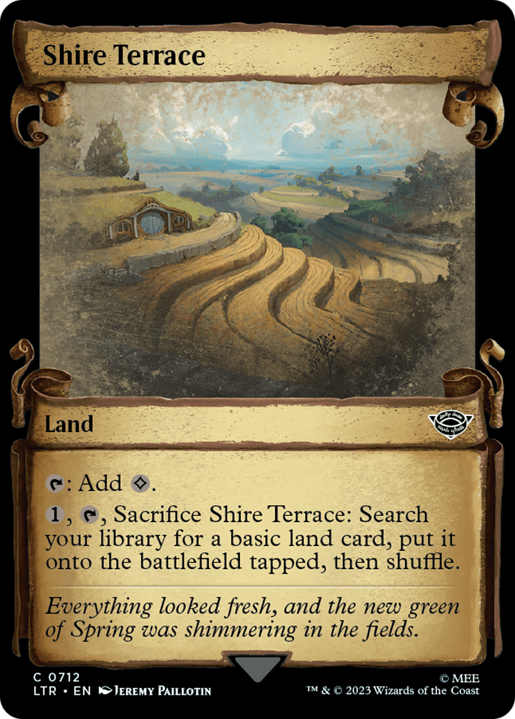 Shire Terrace [The Lord of the Rings: Tales of Middle-Earth Showcase Scrolls] - Magic: The Gathering - Card Brawlers | Quebec | Canada |