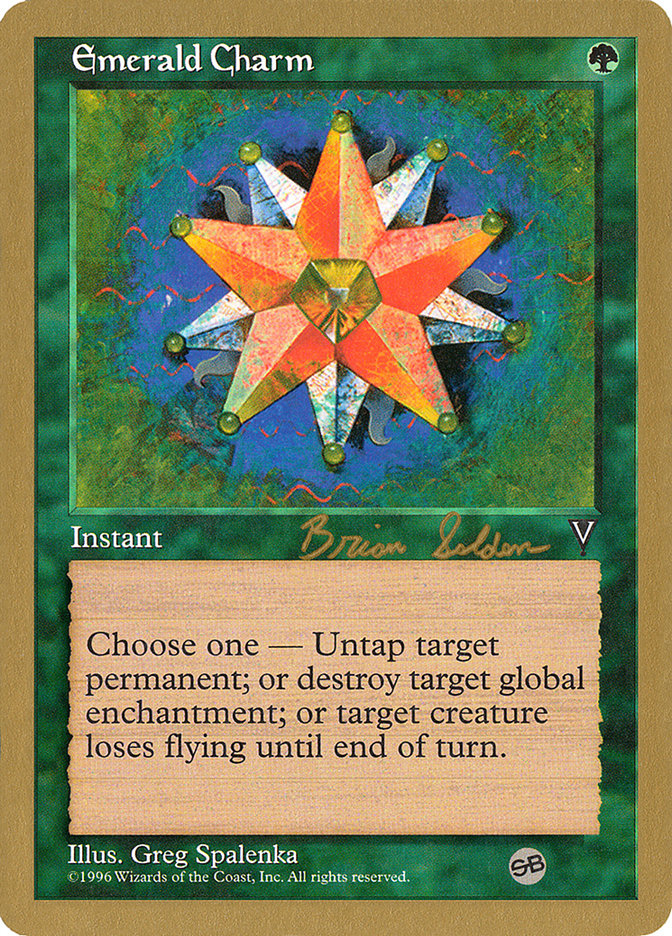 Emerald Charm (Brian Selden) (SB) [World Championship Decks 1998] - Magic: The Gathering - Card Brawlers | Quebec | Canada |