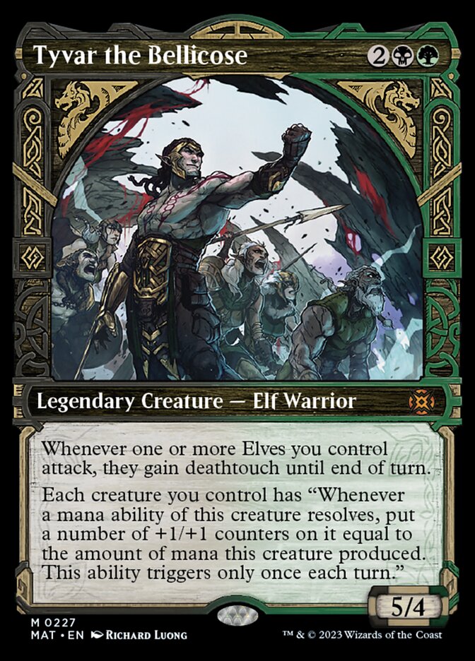 Tyvar the Bellicose (Showcase Halo Foil) [March of the Machine: The Aftermath] - Magic: The Gathering - Card Brawlers | Quebec | Canada |