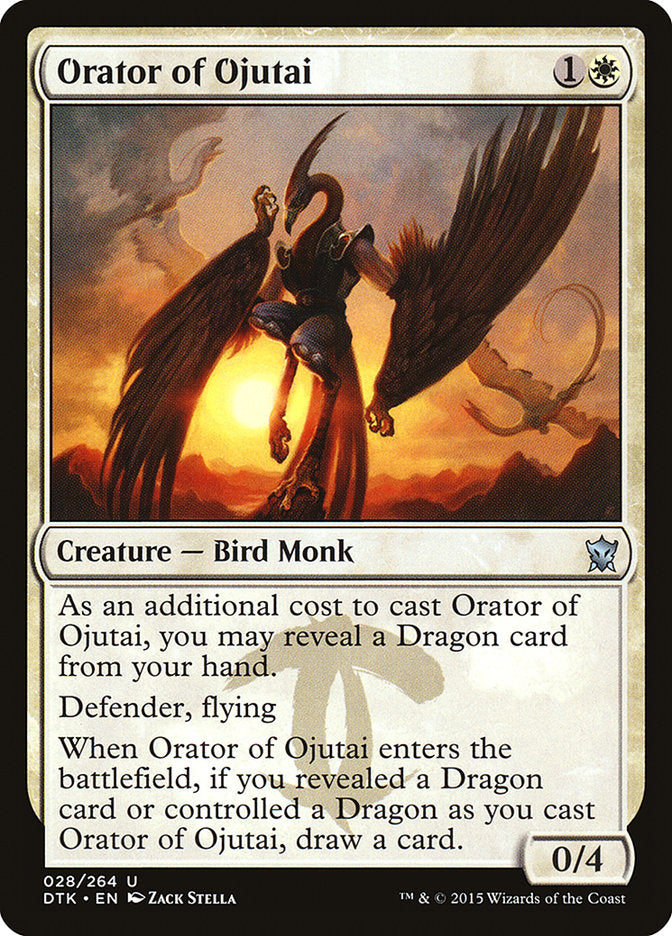 Orator of Ojutai [Dragons of Tarkir] - Magic: The Gathering - Card Brawlers | Quebec | Canada |