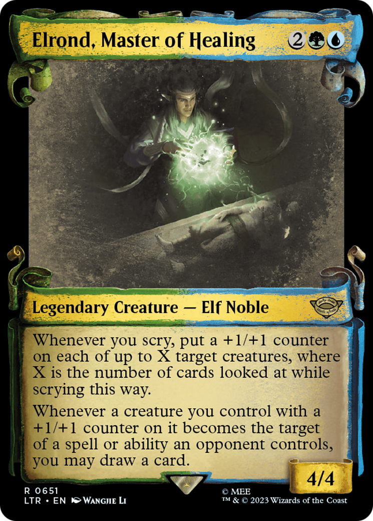 Elrond, Master of Healing [The Lord of the Rings: Tales of Middle-Earth Showcase Scrolls] - Magic: The Gathering - Card Brawlers | Quebec | Canada |