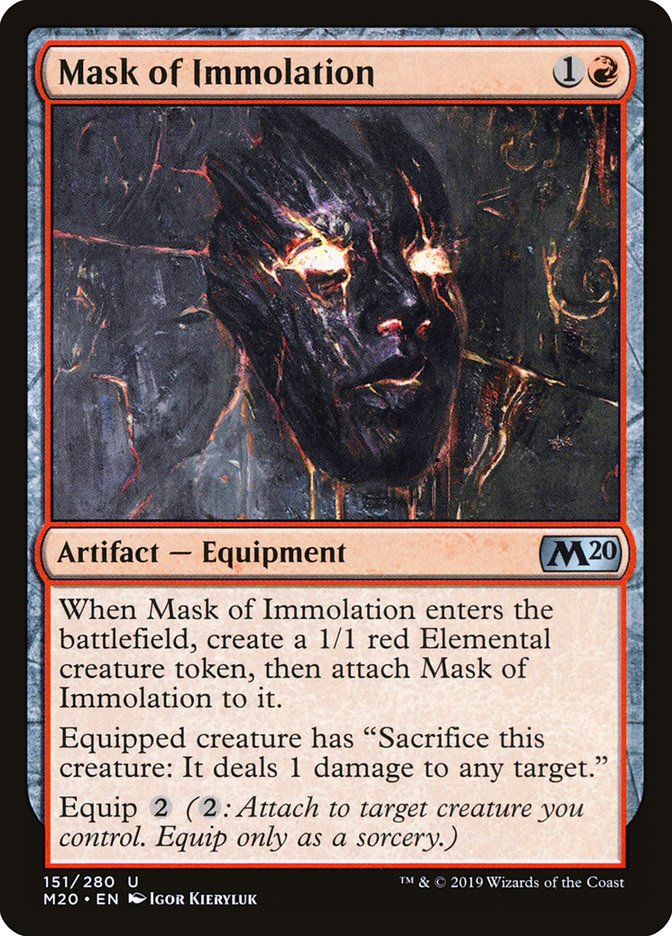 Mask of Immolation [Core Set 2020] - Magic: The Gathering - Card Brawlers | Quebec | Canada |