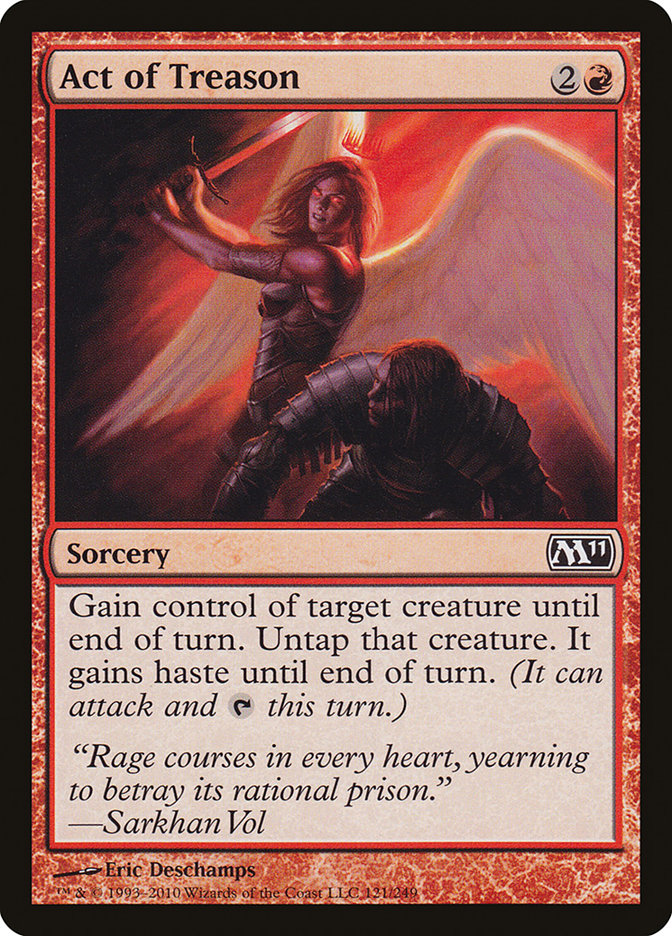 Act of Treason [Magic 2011] - Magic: The Gathering - Card Brawlers | Quebec | Canada |