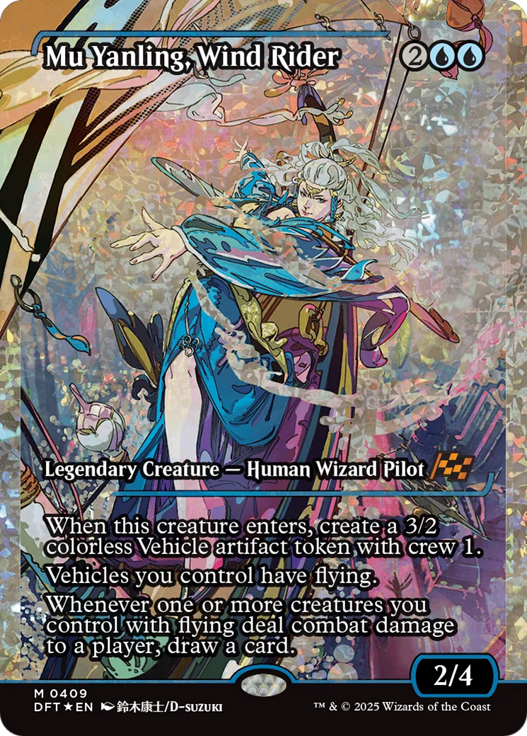 Mu Yanling, Wind Rider (Showcase) (Fracture Foil) [Aetherdrift] - Magic: The Gathering - Card Brawlers | Quebec | Canada |
