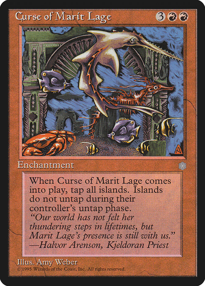 Curse of Marit Lage [Ice Age] - Magic: The Gathering - Card Brawlers | Quebec | Canada |