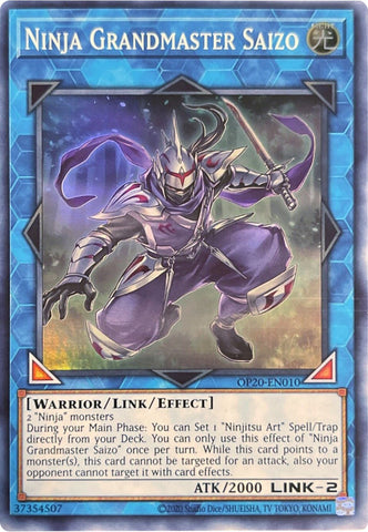 Ninja Grandmaster Saizo [OP20-EN010] Super Rare - Yu-Gi-Oh! - Card Brawlers | Quebec | Canada |