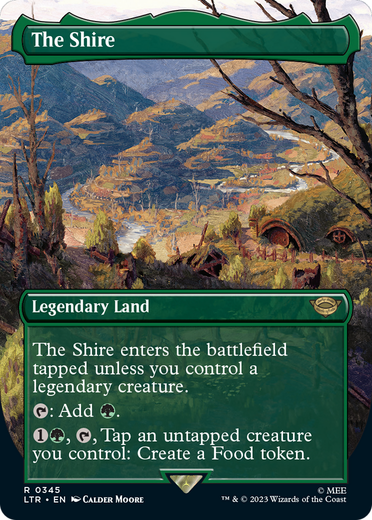 The Shire (Borderless Alternate Art) [The Lord of the Rings: Tales of Middle-Earth] - Magic: The Gathering - Card Brawlers | Quebec | Canada |