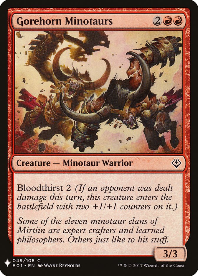 Gorehorn Minotaurs [Mystery Booster] - Magic: The Gathering - Card Brawlers | Quebec | Canada |