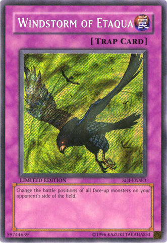 Windstorm of Etaqua [SOI-ENSE3] Secret Rare - Yu-Gi-Oh! - Card Brawlers | Quebec | Canada |