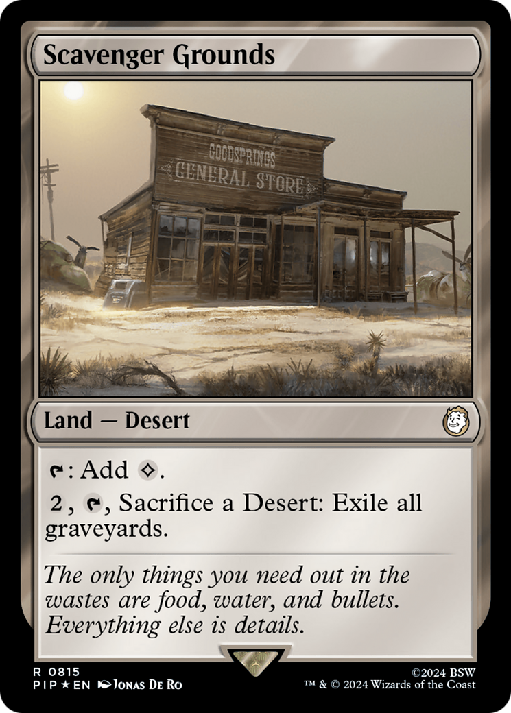 Scavenger Grounds (Surge Foil) [Fallout] - Magic: The Gathering - Card Brawlers | Quebec | Canada |