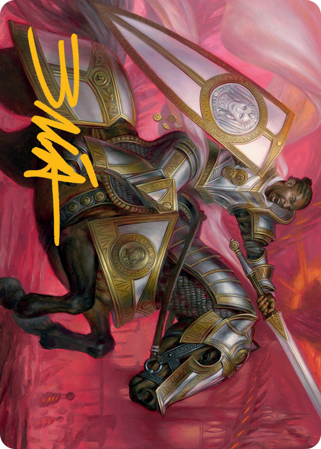 Sigiled Sentinel Art Card (Gold-Stamped Signature) [March of the Machine Art Series] - Magic: The Gathering - Card Brawlers | Quebec | Canada |