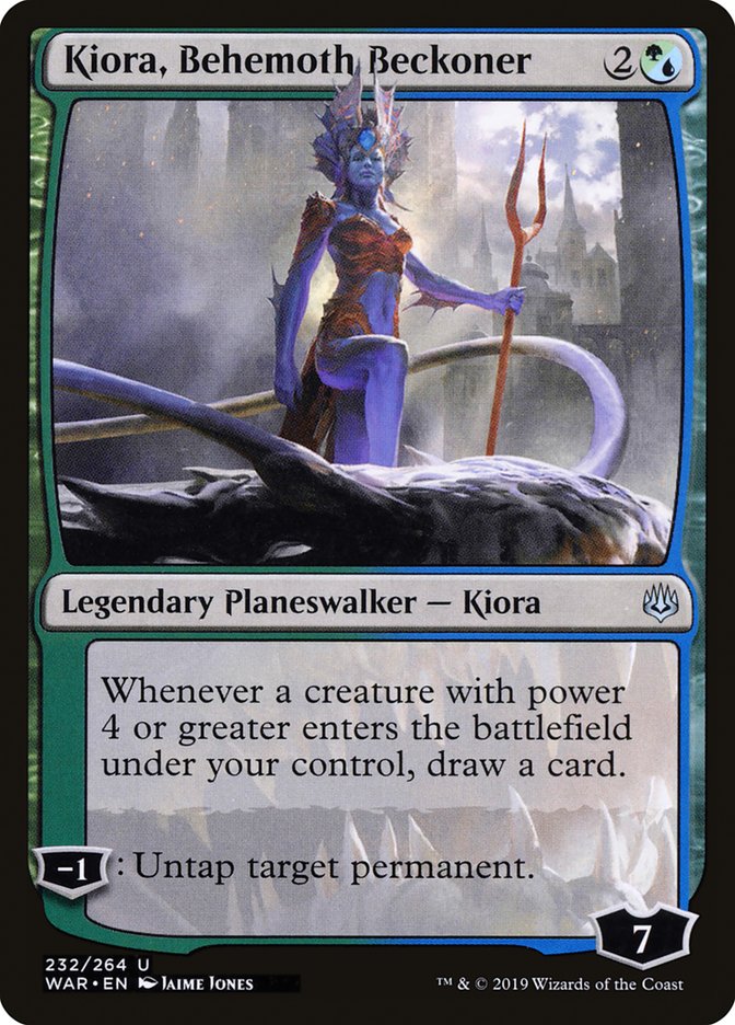 Kiora, Behemoth Beckoner [War of the Spark] - Magic: The Gathering - Card Brawlers | Quebec | Canada |