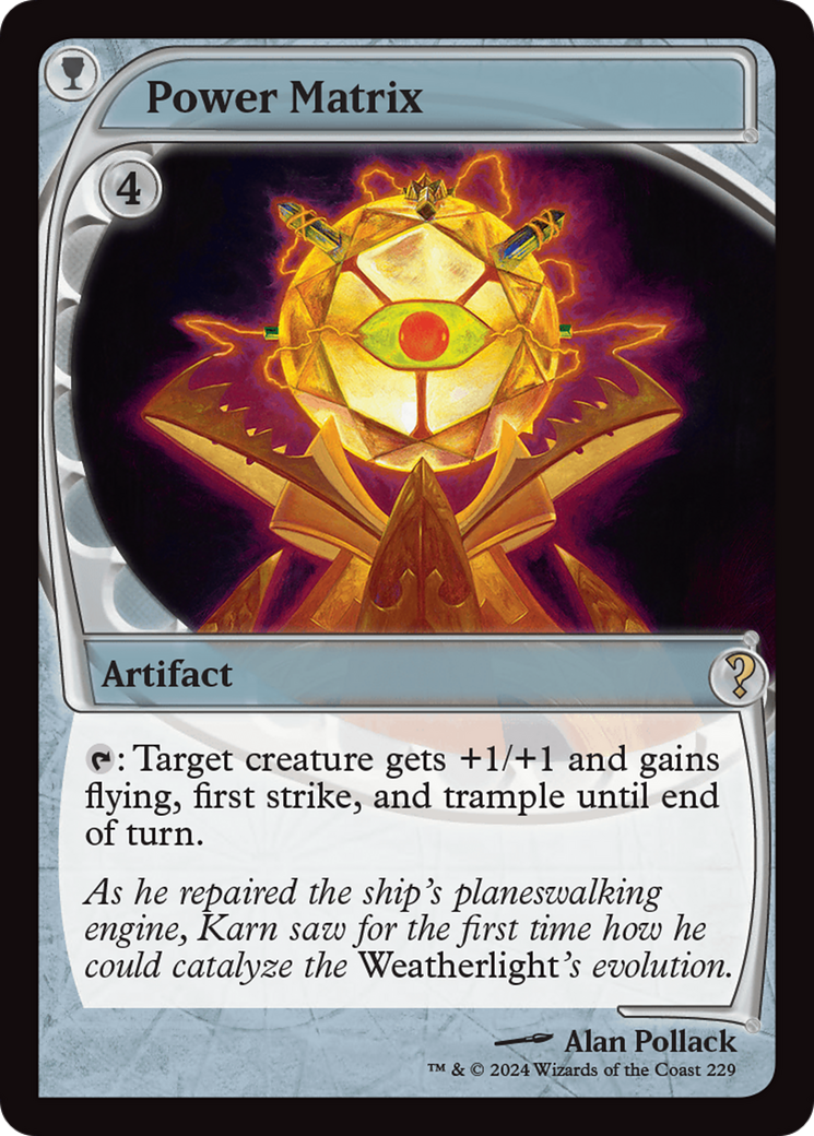 Power Matrix (Future Sight) [Mystery Booster 2] - Magic: The Gathering - Card Brawlers | Quebec | Canada |