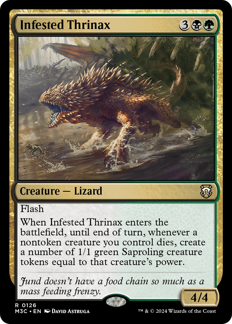 Infested Thrinax [Modern Horizons 3 Commander] - Magic: The Gathering - Card Brawlers | Quebec | Canada |