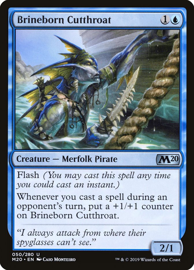 Brineborn Cutthroat [Core Set 2020] - Magic: The Gathering - Card Brawlers | Quebec | Canada |