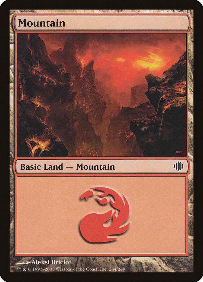 Mountain (244) [Shards of Alara] - Magic: The Gathering - Card Brawlers | Quebec | Canada |