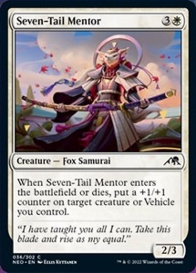 Seven-Tail Mentor [Kamigawa: Neon Dynasty] - Magic: The Gathering - Card Brawlers | Quebec | Canada |