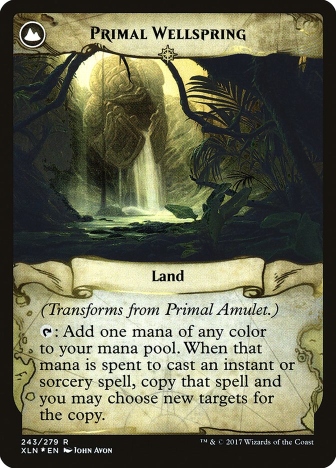 Primal Amulet // Primal Wellspring [Ixalan Prerelease Promos] - Magic: The Gathering - Card Brawlers | Quebec | Canada |