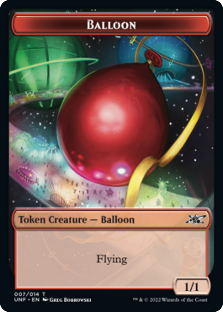 Teddy Bear // Balloon Double-Sided Token [Unfinity Tokens] - Magic: The Gathering - Card Brawlers | Quebec | Canada |