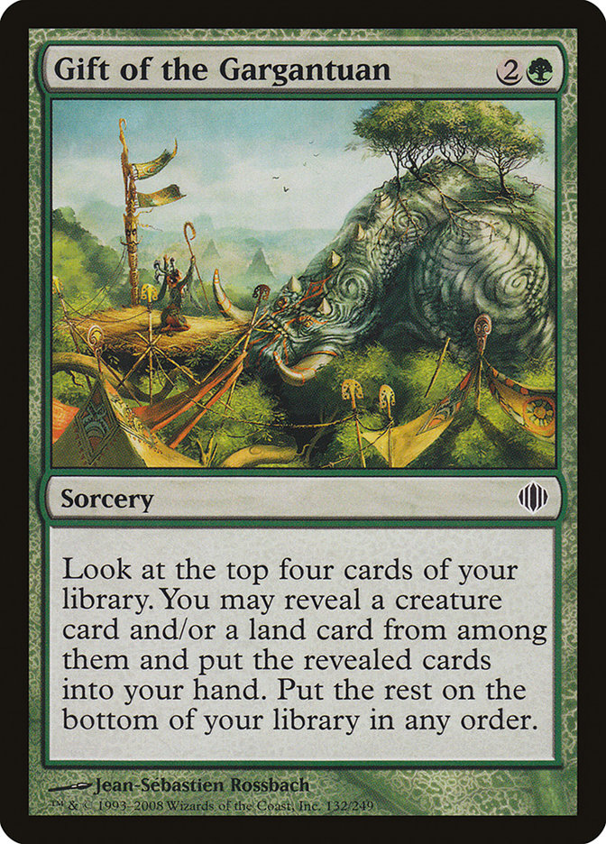 Gift of the Gargantuan [Shards of Alara] - Magic: The Gathering - Card Brawlers | Quebec | Canada |