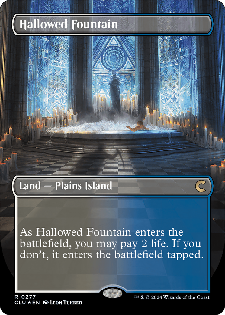 Hallowed Fountain (Borderless) [Ravnica: Clue Edition] - Magic: The Gathering - Card Brawlers | Quebec | Canada |