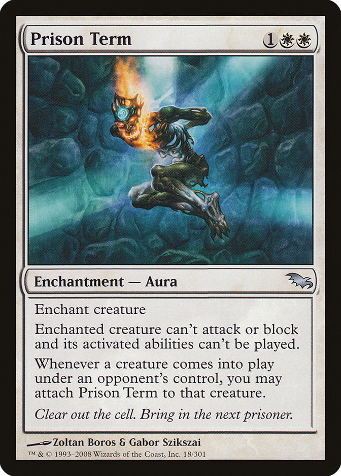Prison Term [Shadowmoor] - Magic: The Gathering - Card Brawlers | Quebec | Canada |