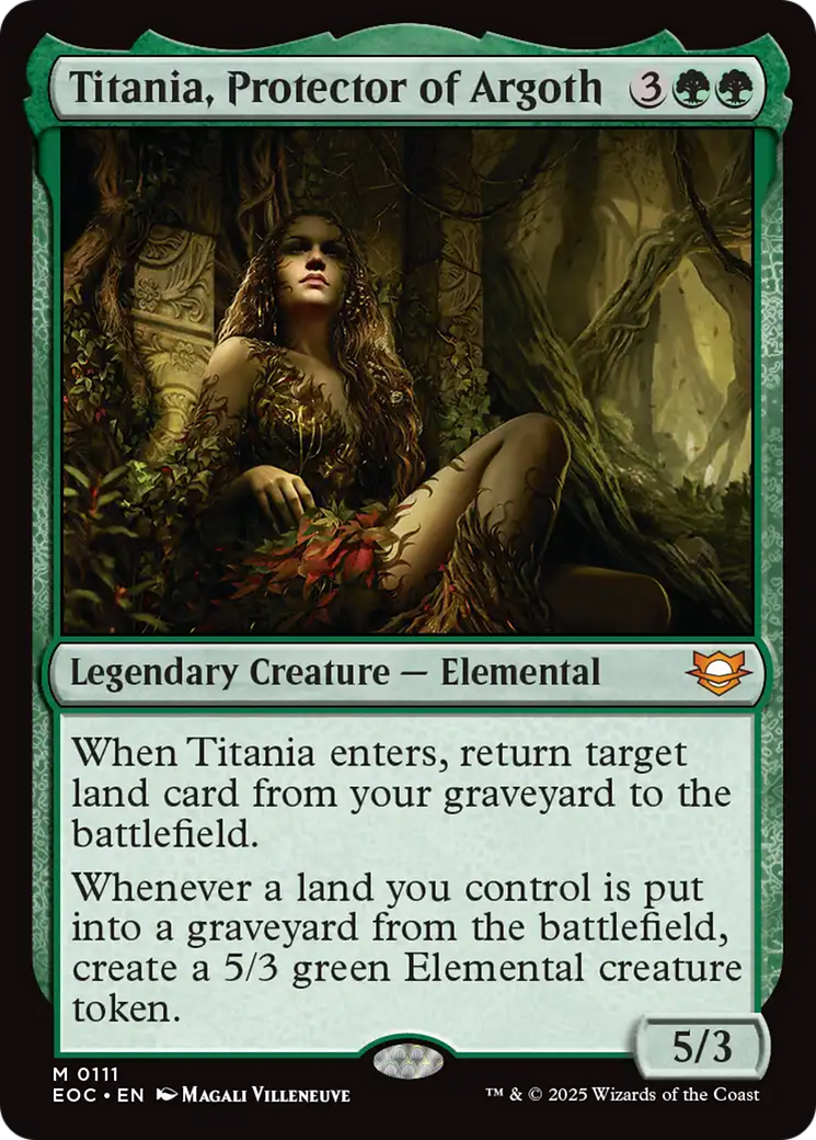 Titania, Protector of Argoth [Edge of Eternities Commander] - Magic: The Gathering - Card Brawlers | Quebec | Canada |