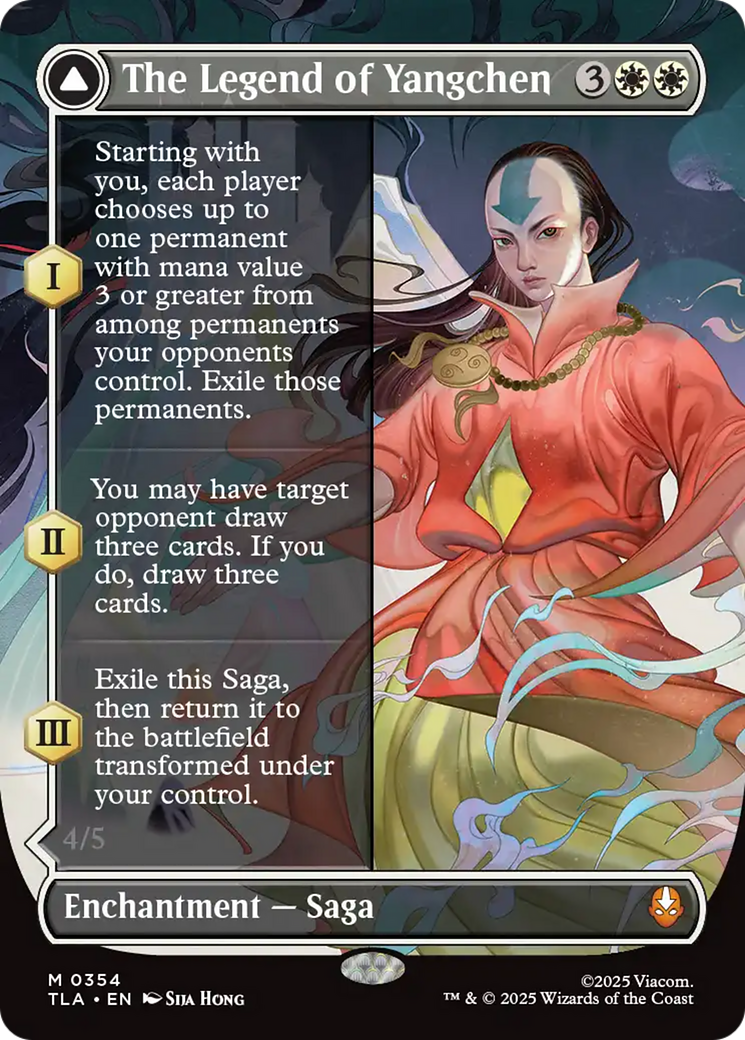 The Legend of Yangchen (Borderless) [Avatar: The Last Airbender] - Magic: The Gathering - Card Brawlers | Quebec | Canada |
