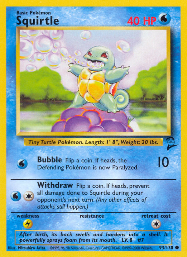 Squirtle (93/130) [Base Set 2] - Pokémon - Card Brawlers | Quebec | Canada |