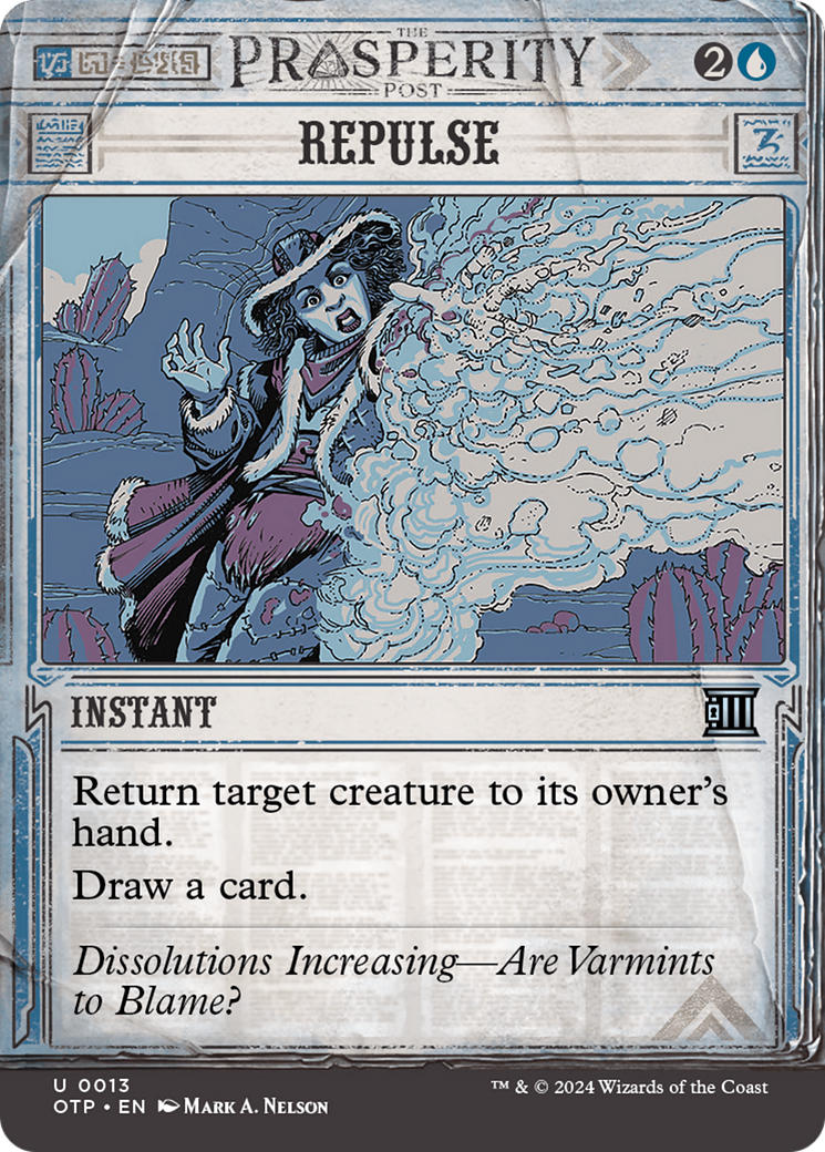 Repulse [Outlaws of Thunder Junction: Breaking News] - Magic: The Gathering - Card Brawlers | Quebec | Canada |