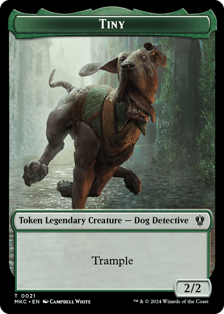 Eldrazi // Tiny Double-Sided Token [Murders at Karlov Manor Commander Tokens] - Magic: The Gathering - Card Brawlers | Quebec | Canada |