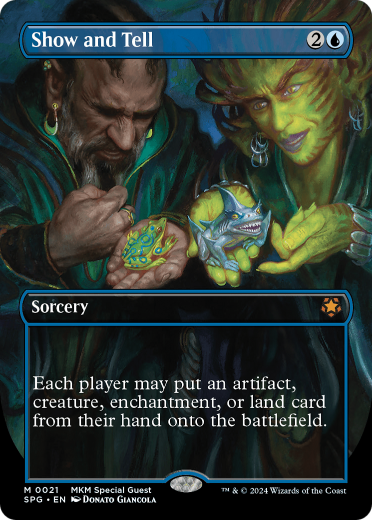 Show and Tell (Borderless) [Murders at Karlov Manor Special Guests] - Magic: The Gathering - Card Brawlers | Quebec | Canada |