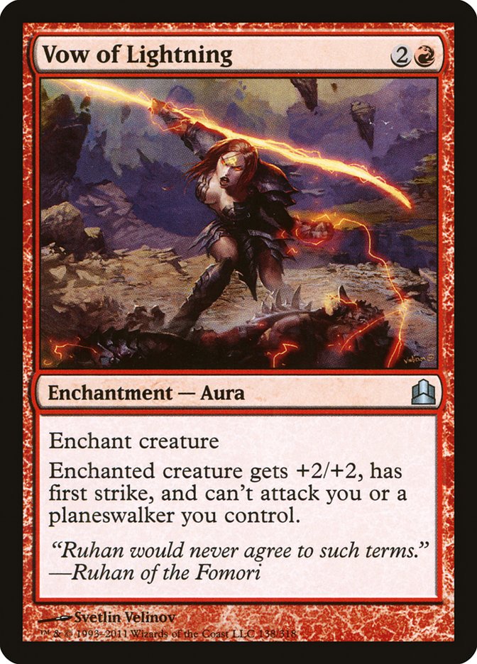 Vow of Lightning [Commander 2011] - Magic: The Gathering - Card Brawlers | Quebec | Canada |