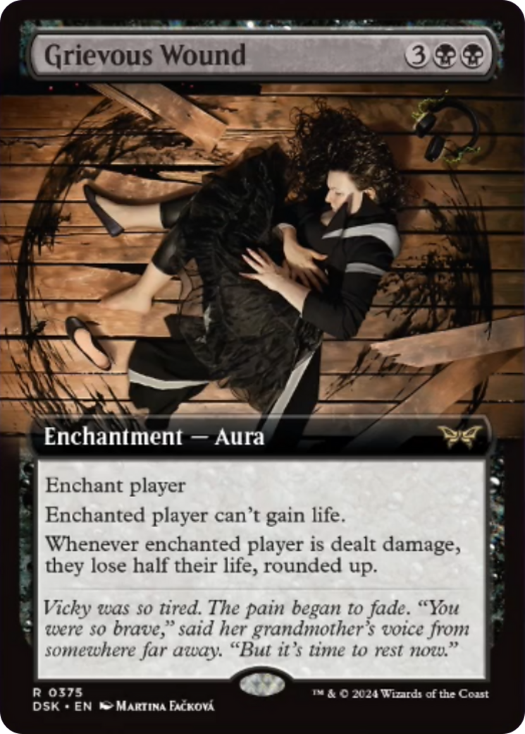 Grievous Wound (Extended Art) [Duskmourn: House of Horror] - Magic: The Gathering - Card Brawlers | Quebec | Canada |