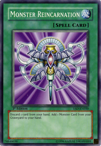 Monster Reincarnation [YSD-EN030] Common - Yu-Gi-Oh! - Card Brawlers | Quebec | Canada |