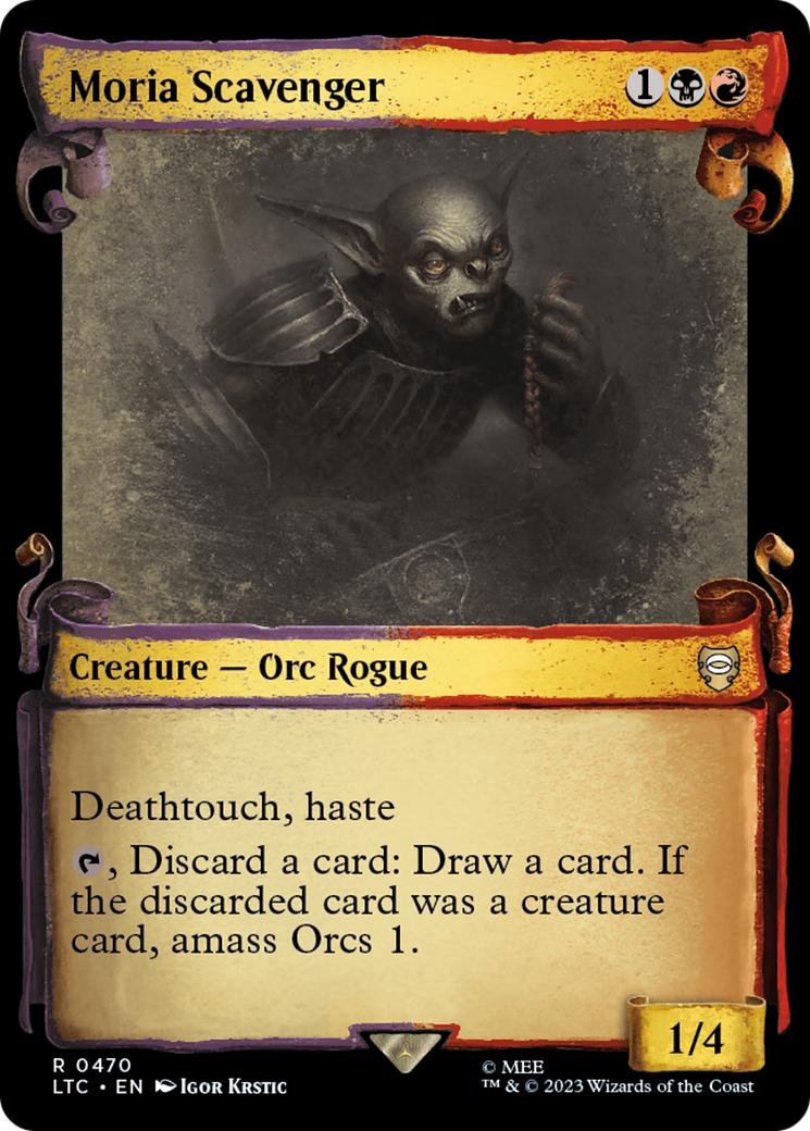 Moria Scavenger [The Lord of the Rings: Tales of Middle-Earth Commander Showcase Scrolls] - Magic: The Gathering - Card Brawlers | Quebec | Canada |