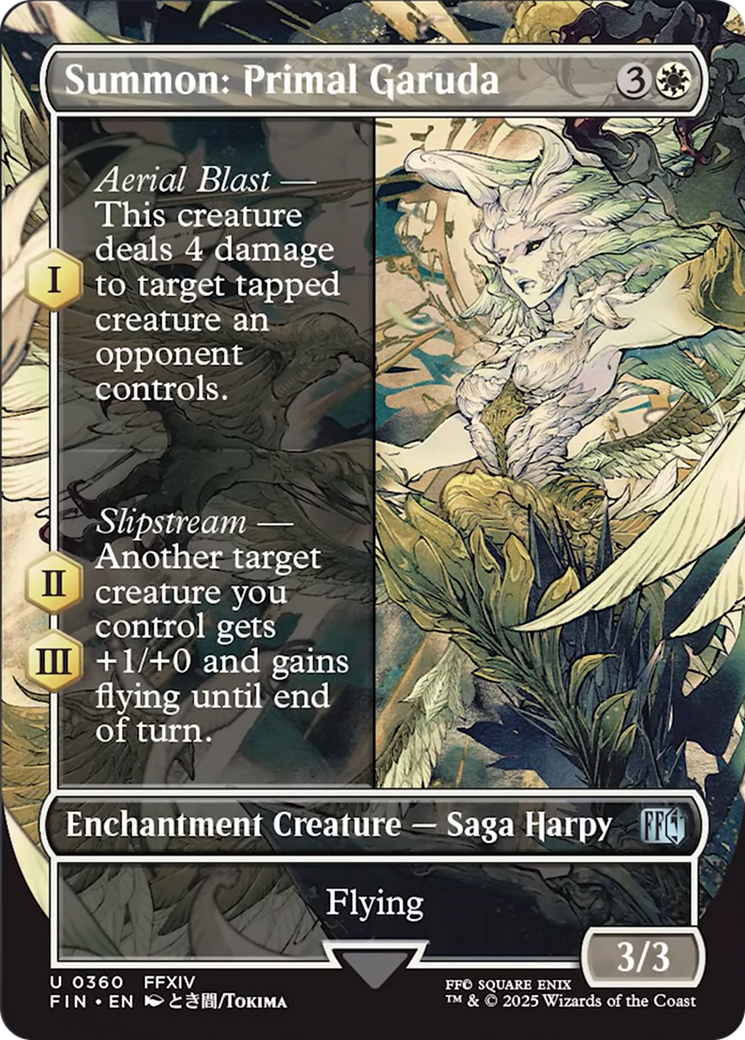 Summon: Primal Garuda (Borderless) [FINAL FANTASY] - Magic: The Gathering - Card Brawlers | Quebec | Canada |