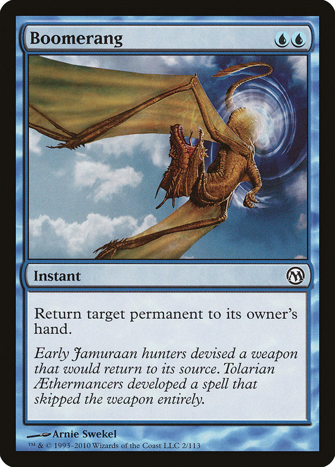 Boomerang [Duels of the Planeswalkers] - Magic: The Gathering - Card Brawlers | Quebec | Canada |