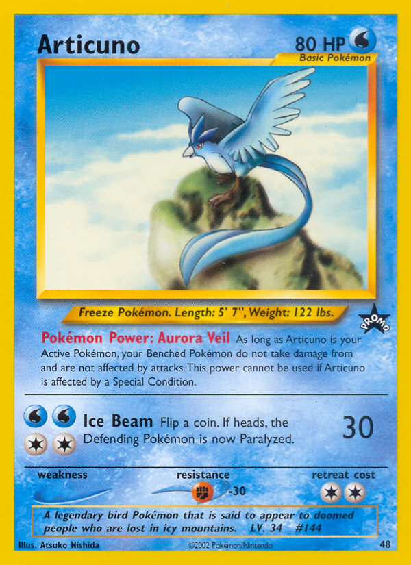 Articuno (48) [Wizards of the Coast: Black Star Promos] - Pokémon - Card Brawlers | Quebec | Canada |