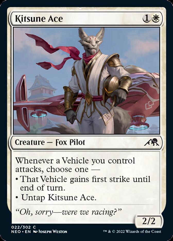 Kitsune Ace [Kamigawa: Neon Dynasty] - Magic: The Gathering - Card Brawlers | Quebec | Canada |